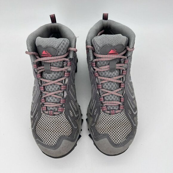 Montrail Fluid Guide Out Dry Waterproof Grey Red Women Boots GL2218-060 Size 7 - Picture 4 of 12